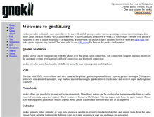 Tablet Screenshot of gnokii.org